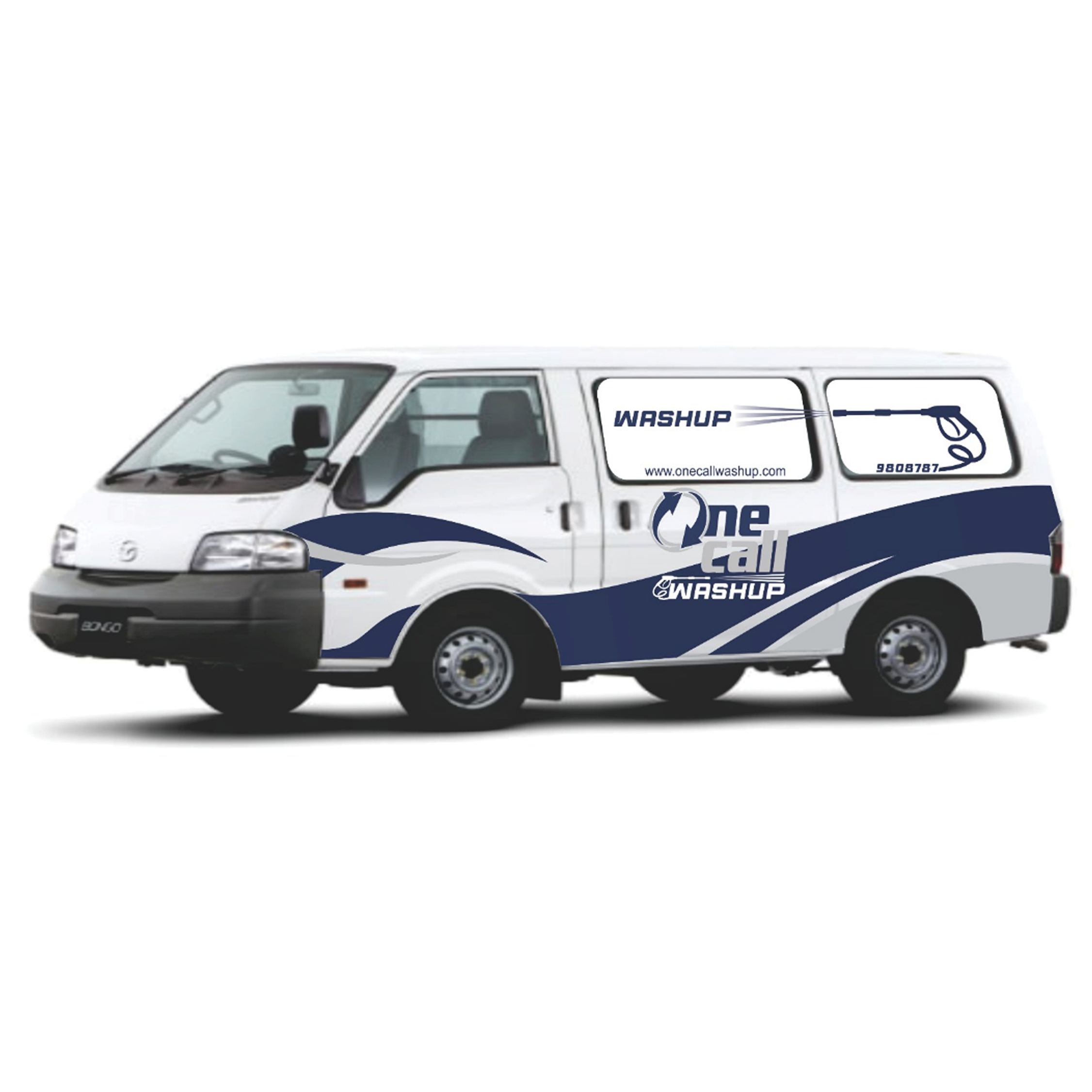 OneCall Washup Service Van
